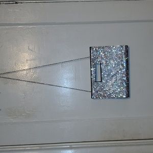 Crystal Evening Bag - Silver